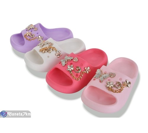 Шлепки дитячі на літо (12 пар р.30-35) мікс  "IEFTIN"