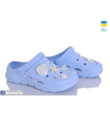 Кроки жіночі на літо (8 пар р.37-41) блакитний  "LEO"