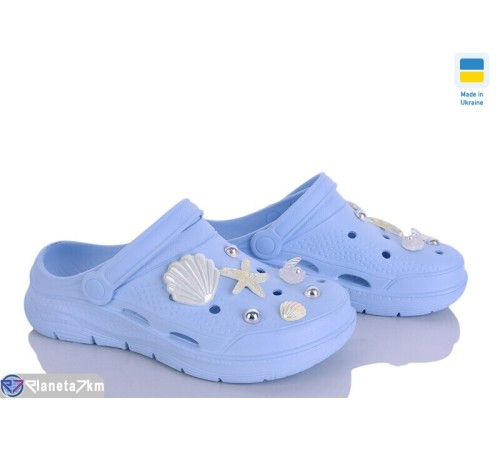 Кроки жіночі на літо (8 пар р.37-41) блакитний  "LEO"