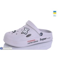 Шлепки жіночі на літо (8 пар р.37-40) сірий  "LUCKY"