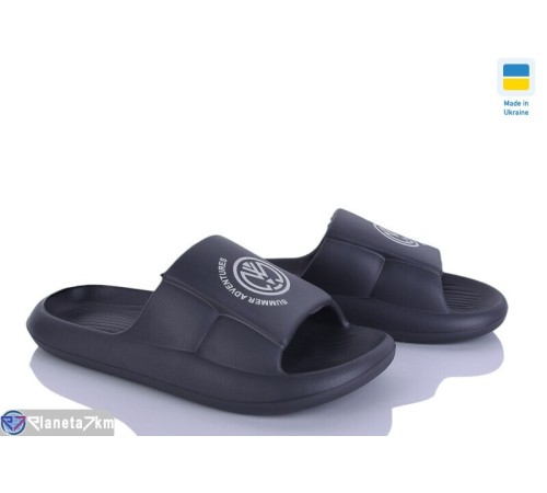 Шлепки жіночі на літо (8 пар р.36-41) графіт  "LUCKY"