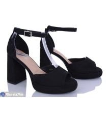 Босоніжки жіночі на літо (6 пар р.36-41) чорний  "LOREDANA"