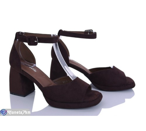 Босоніжки жіночі на літо (6 пар р.36-41) коричневий  "LOREDANA"