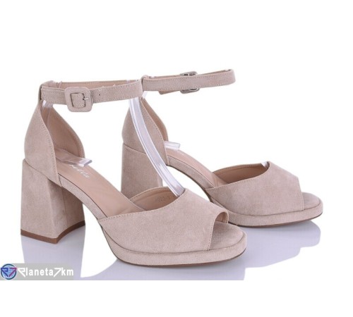 Босоніжки жіночі на літо (6 пар р.36-41) бежевий  "LOREDANA"