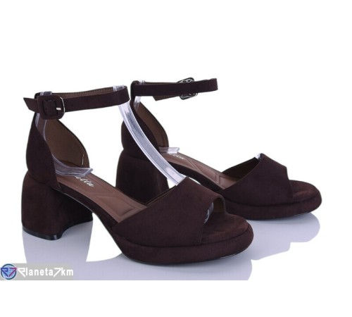 Босоніжки жіночі на літо (6 пар р.36-41) коричневий  "LOREDANA"