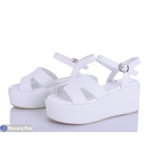 Босоніжки жіночі на літо (8 пар р.36-41) білий  "LOREDANA"