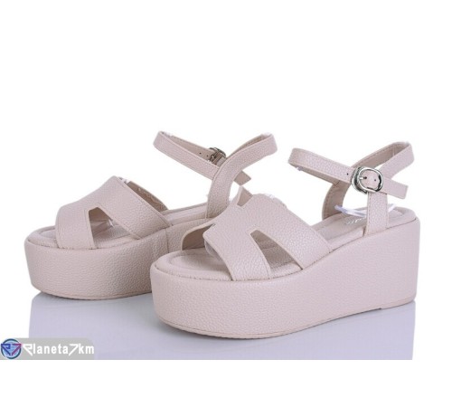 Босоніжки жіночі на літо (8 пар р.36-41) бежевий  "LOREDANA"