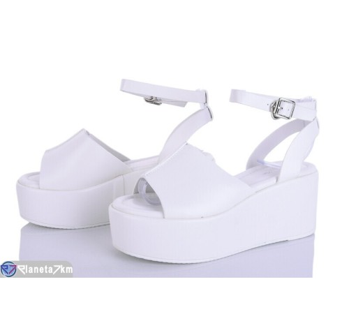 Босоніжки жіночі на літо (8 пар р.36-41) білий  "LOREDANA"