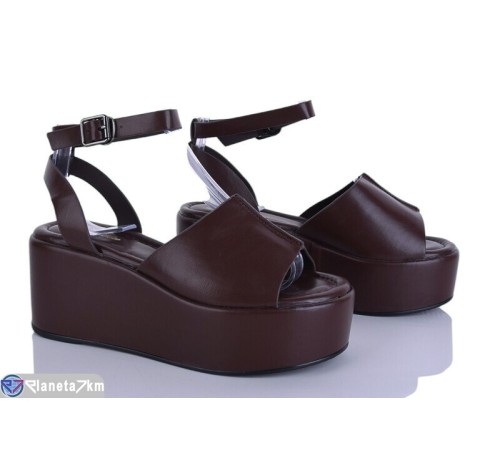 Босоніжки жіночі на літо (8 пар р.36-41) коричневий  "LOREDANA"