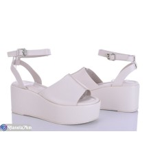 Босоніжки жіночі на літо (8 пар р.36-41) бежевий  "LOREDANA"