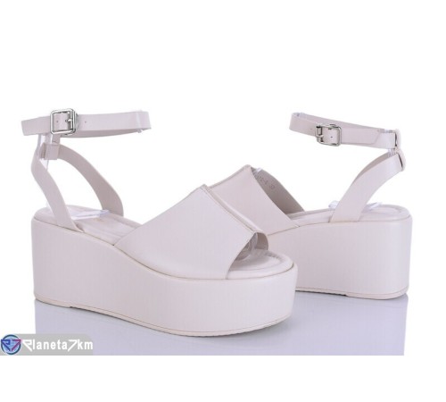 Босоніжки жіночі на літо (8 пар р.36-41) бежевий  "LOREDANA"