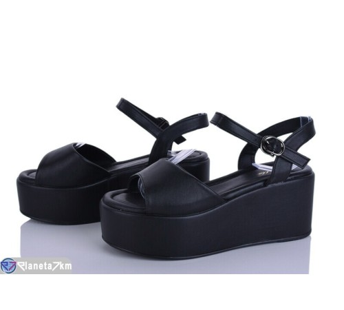 Босоніжки жіночі на літо (8 пар р.36-41) чорний  "LOREDANA"