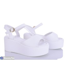 Босоніжки жіночі на літо (8 пар р.36-41) білий  "LOREDANA"