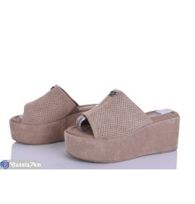 Шлепки жіночі на літо (8 пар р.36-41) бежевий  "LOREDANA"