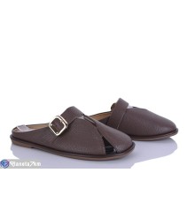 Шлепки жіночі на літо (8 пар р.36-41) коричневий  "LOREDANA"