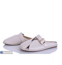 Шлепки жіночі на літо (8 пар р.36-41) бежевий  "LOREDANA"