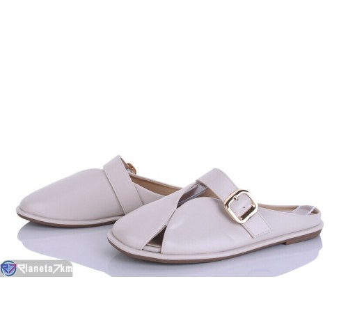 Шлепки жіночі на літо (8 пар р.36-41) бежевий  "LOREDANA"