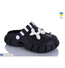 Кроки дитячі на літо (6 пар р.30-35) чорний  "MURMUR"