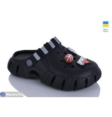 Кроки дитячі на літо (6 пар р.30-35) чорний  "MURMUR"