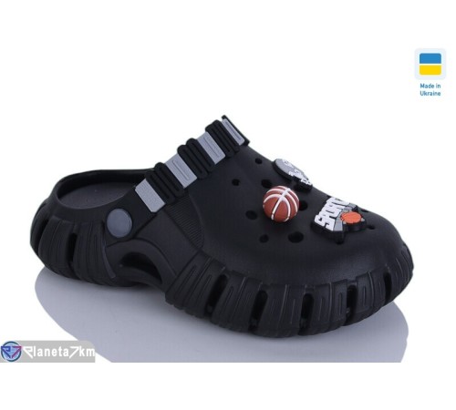 Кроки дитячі на літо (6 пар р.30-35) чорний  "MURMUR"