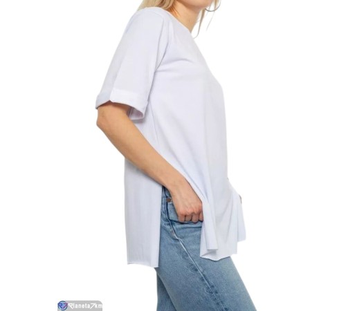 Футболка жіноча на літо (4 шт. р.сетка S-M) білий  "Masari"