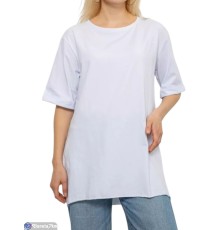 Футболка жіноча на літо (4 шт. р.сетка L-XL) білий  "Masari"