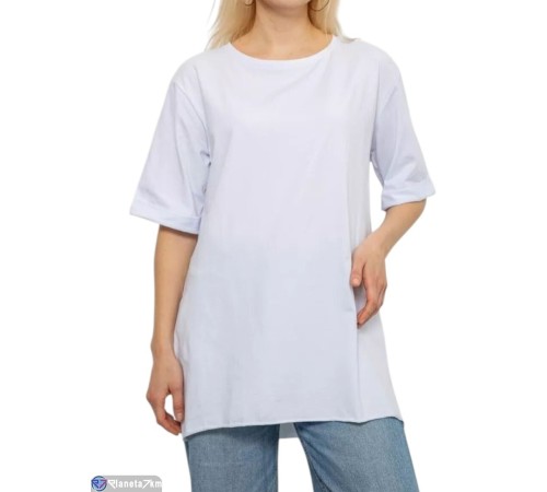 Футболка жіноча на літо (4 шт. р.сетка L-XL) білий  "Masari"