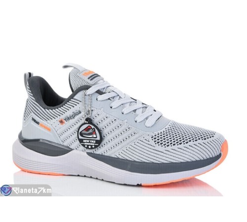 Кросівки чоловічі на весну/осінь (8 пар р.41-46) сірий  "Bocelli"