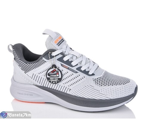 Кросівки чоловічі на літо (8 пар р.41-46) сірий  "Bocelli"