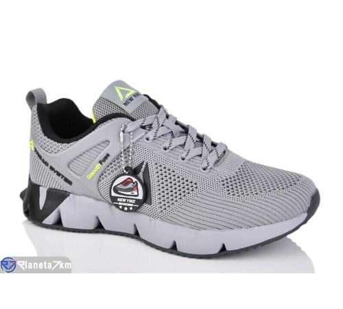 Кросівки чоловічі на літо (8 пар р.41-46) сірий  "Bocelli"