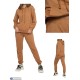 Спортивний костюм жіночий на весну/осінь (4 шт. р.сетка M-2XL) коричневий  "Masari"