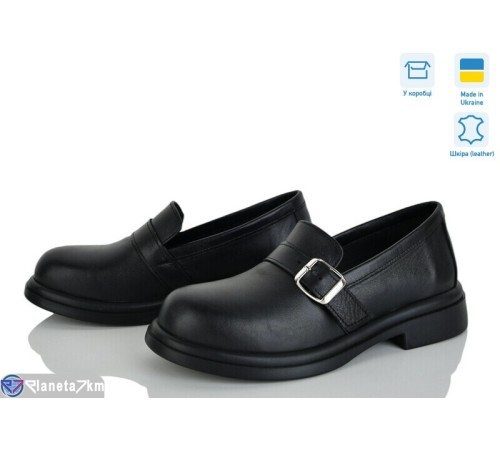 Туфлі жіночі на весну/осінь (6 пар р.36-40) чорний  "Linda"