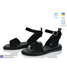 Босоніжки жіночі на літо (6 пар р.36-40) чорний  "Linda"