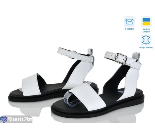 Босоніжки жіночі на літо (6 пар р.36-40) білий  "Linda"