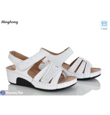 Босоніжки жіночі на літо (8 пар р.36-41) білий  "HORSE"