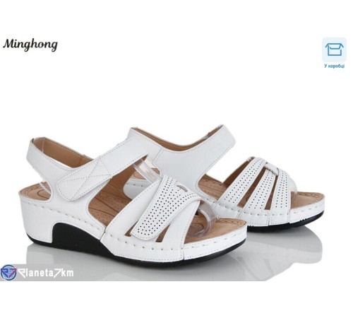 Босоніжки жіночі на літо (8 пар р.36-41) білий  "HORSE"