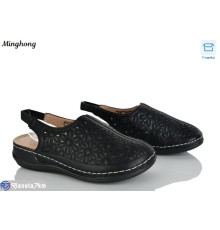 Босоніжки жіночі на літо (8 пар р.37-42) чорний  "HORSE"