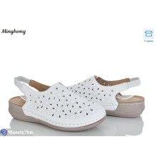 Босоніжки жіночі на літо (8 пар р.37-42) білий  "HORSE"