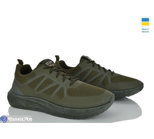 Кросівки чоловічі на весну/осінь (10 пар р.41-45) зелений  "Ladmir"