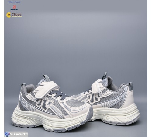 Дитячі кросівки на весну/осінь (6 пар р.26-31) сірий  "BELIES-D"