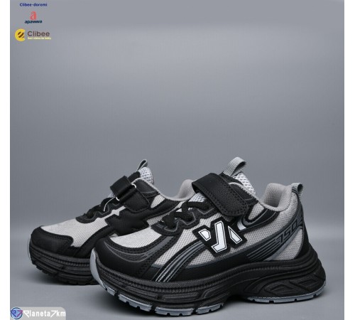 Дитячі кросівки на весну/осінь (6 пар р.32-37) сірий  "BELIES-D"