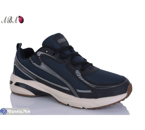 Кросівки чоловічі на весну/осінь (8 пар р.41-46) синій  "Aba"