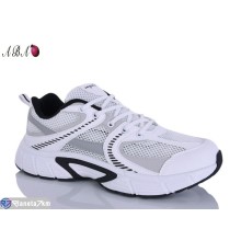 Кросівки чоловічі на літо (8 пар р.41-45) білий  "Aba"