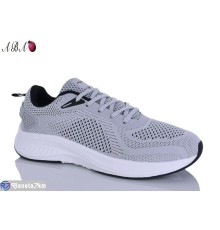 Кросівки чоловічі на літо (8 пар р.41-45) сірий  "Aba"