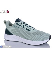 Кросівки чоловічі на літо (8 пар р.41-45) зелений  "Aba"