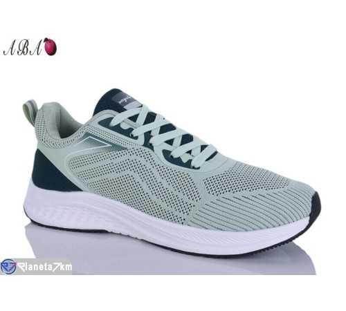 Кросівки чоловічі на літо (8 пар р.41-45) зелений  "Aba"