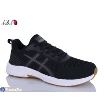 Кросівки чоловічі на літо (8 пар р.41-45) чорний  "Aba"