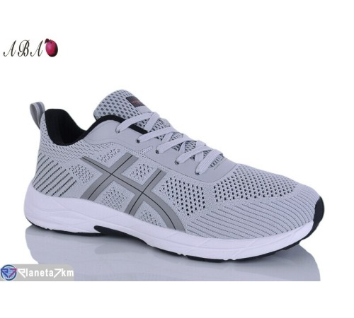 Кросівки чоловічі на літо (8 пар р.41-45) сірий  "Aba"