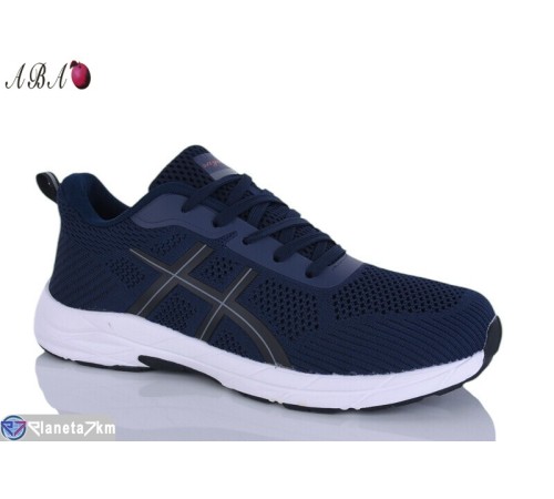 Кросівки чоловічі на літо (8 пар р.41-45) синій  "Aba"