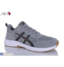 Кросівки чоловічі на літо (8 пар р.41-45) сірий  "Aba"